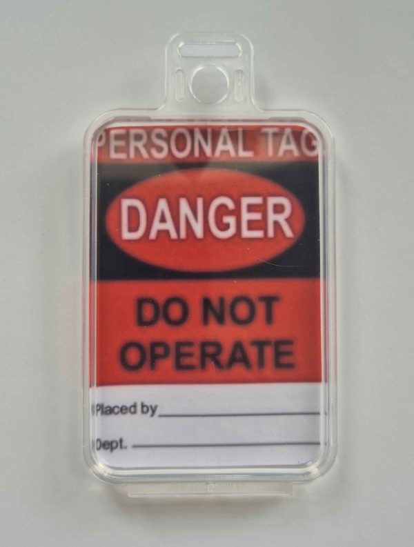 Security Tag Holder, lock out